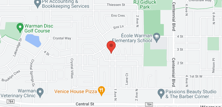 map of 307 100 1st AVE N